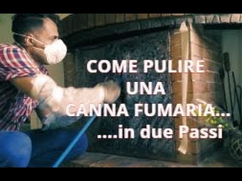 come pulire canna fumaria camino a legna
