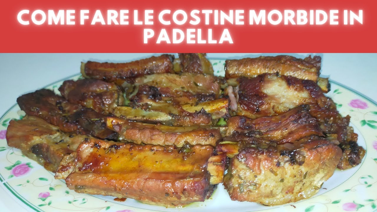 costine di maiale in padella marinatura
