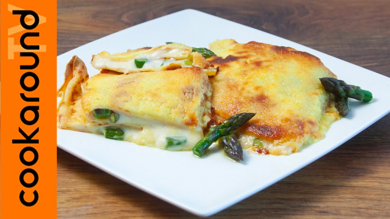 crespelle agli asparagi cotto e mangiato
