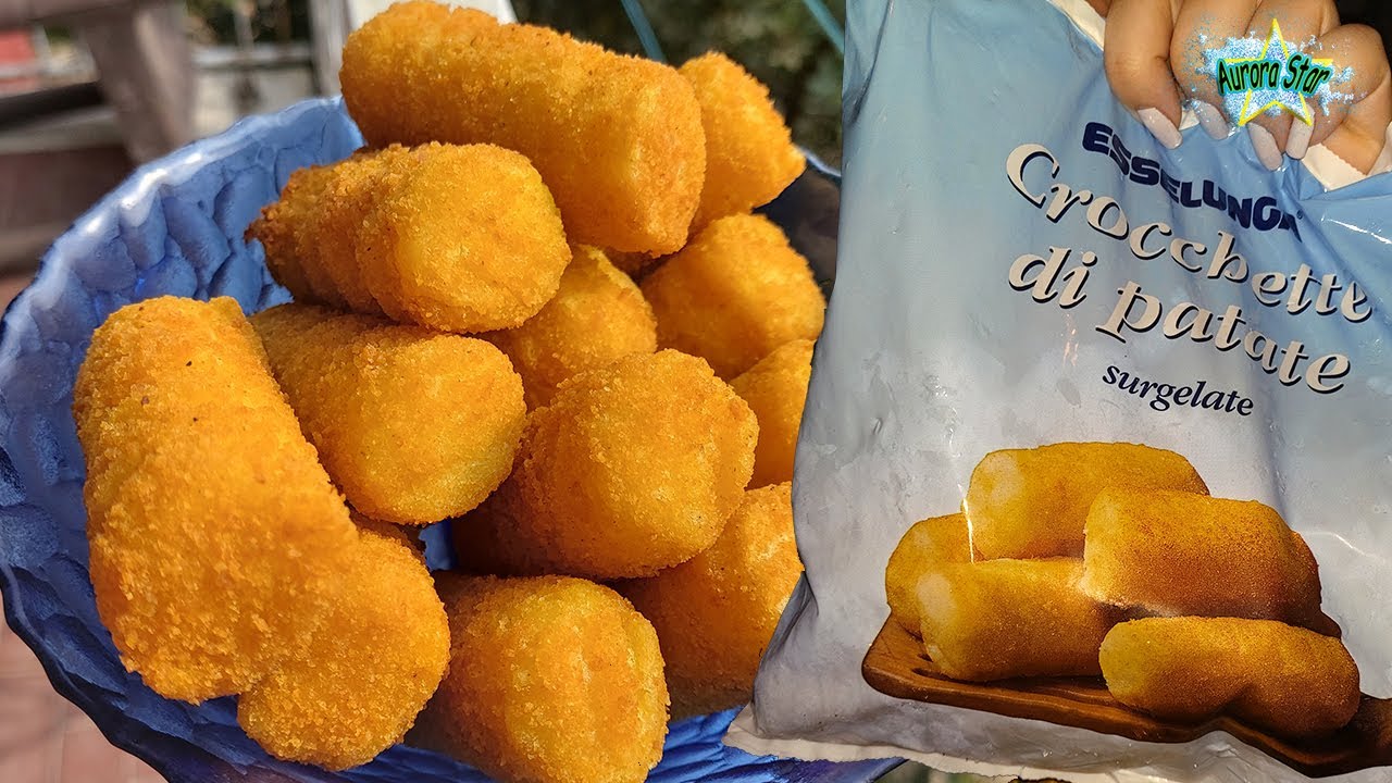 crocchette di patate congelate in friggitrice ad aria