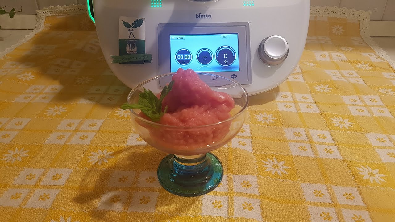 granita di anguria con il bimby