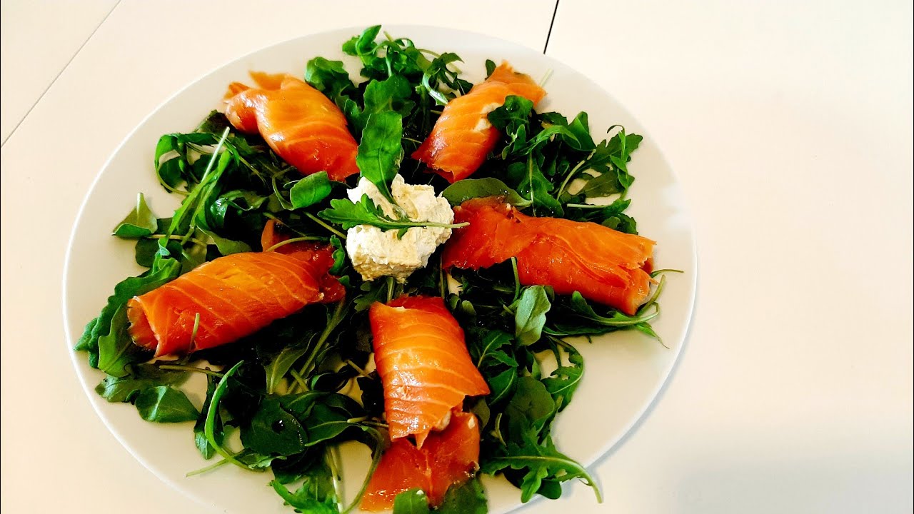 involtini di salmone philadelphia e noci