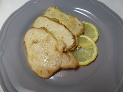 lonza di maiale al limone e rosmarino