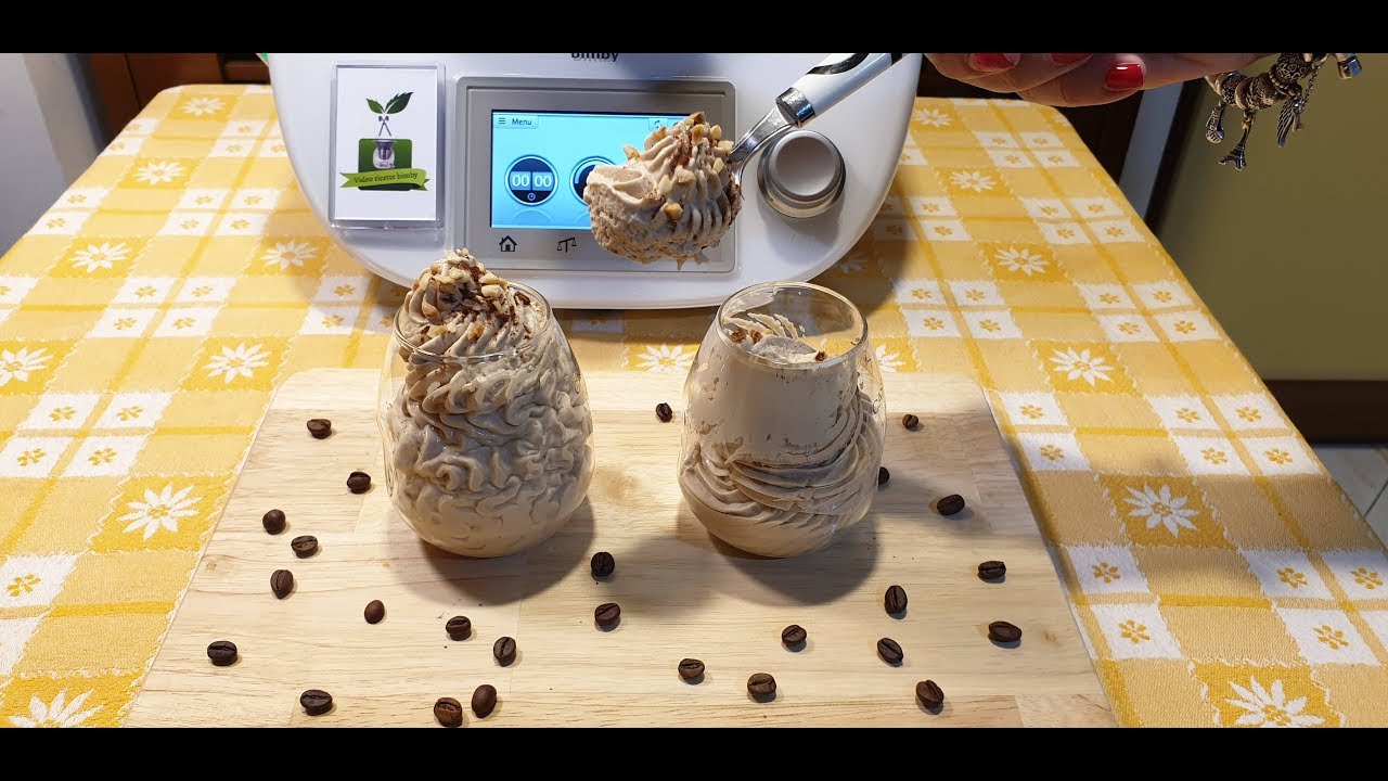 mousse al caffè bimby con panna
