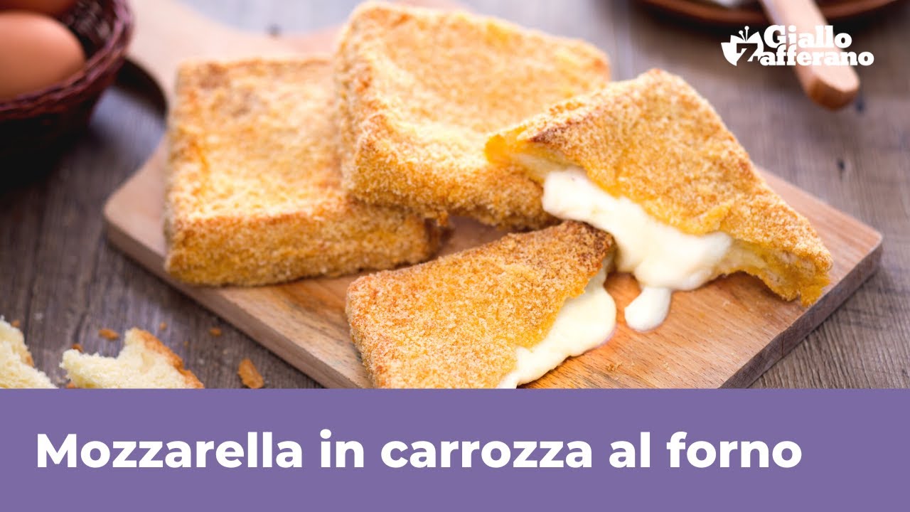 mozzarella in carrozza al forno senza pane