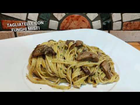 pasta con funghi surgelati in bianco