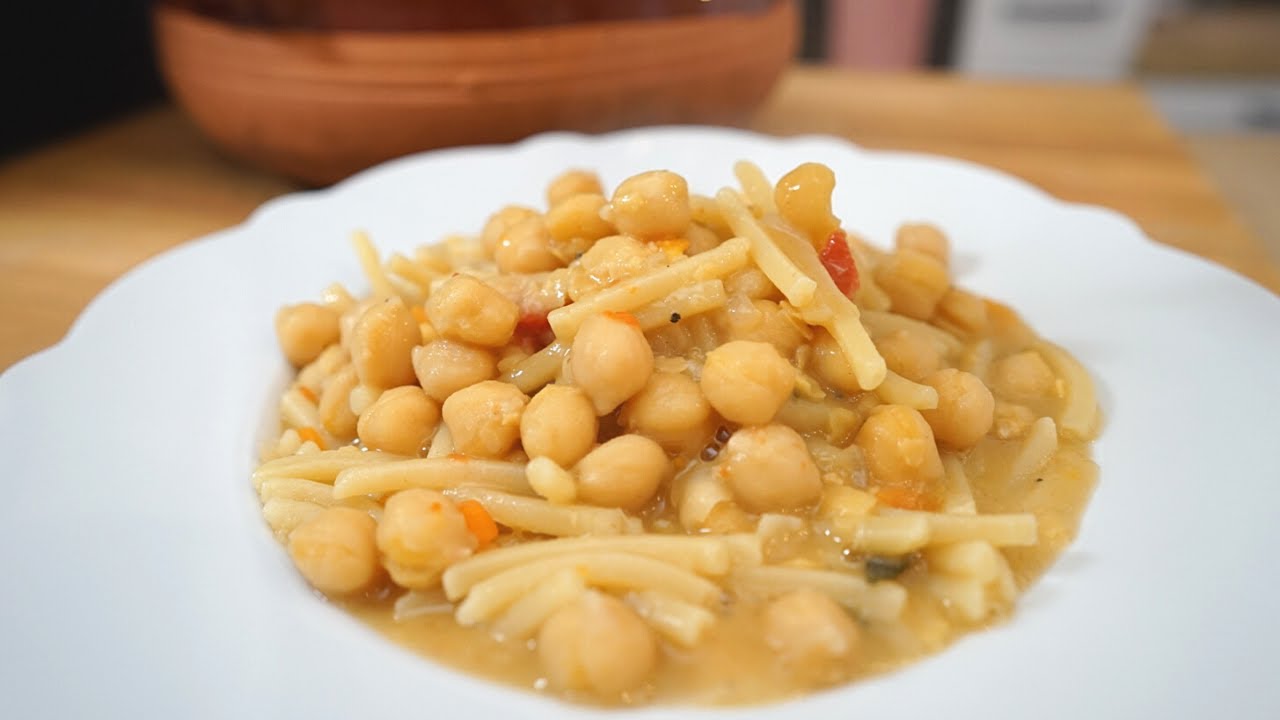 pasta e ceci in scatola alla pugliese