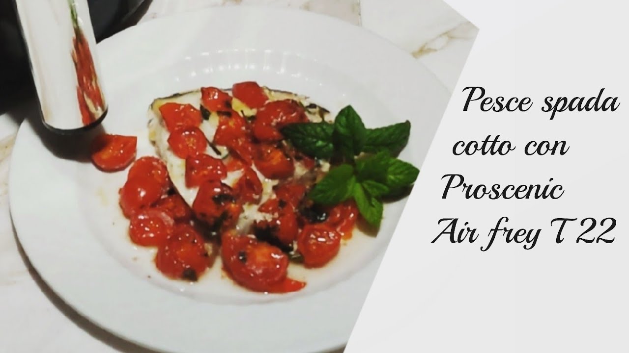 pesce spada nella friggitrice ad aria