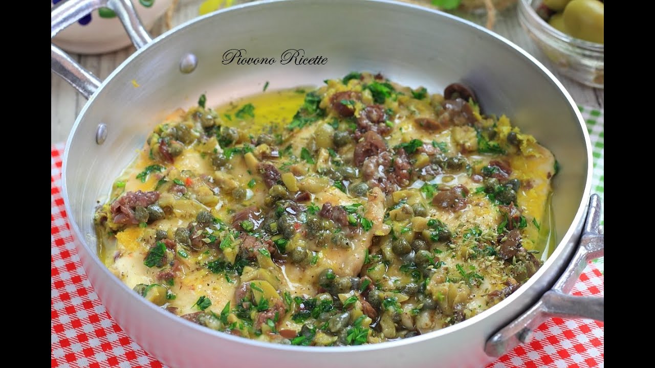 petto di pollo con olive e capperi