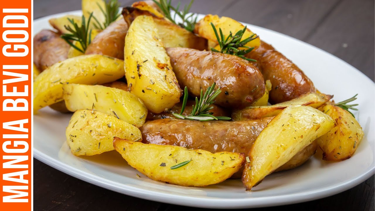 salsicce di pollo in friggitrice ad aria