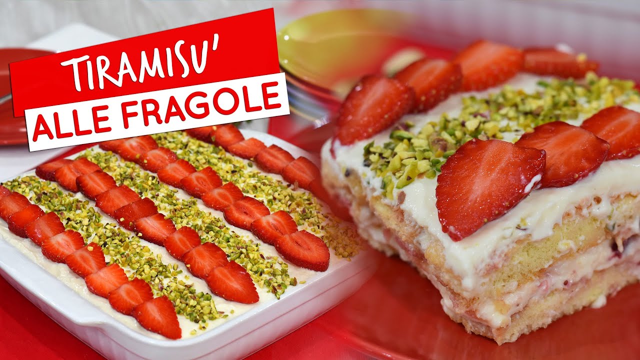 tiramisù alle fragole e cioccolato bianco