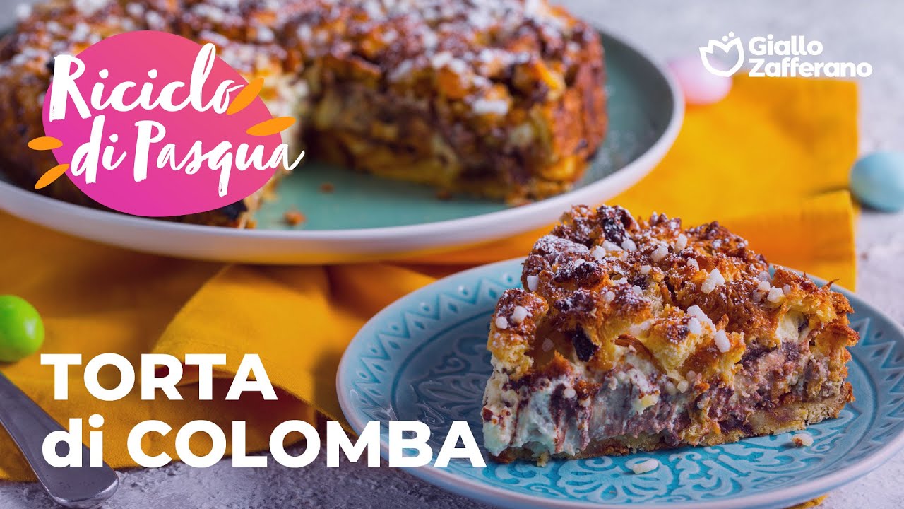 torta al cioccolato con colomba avanzata