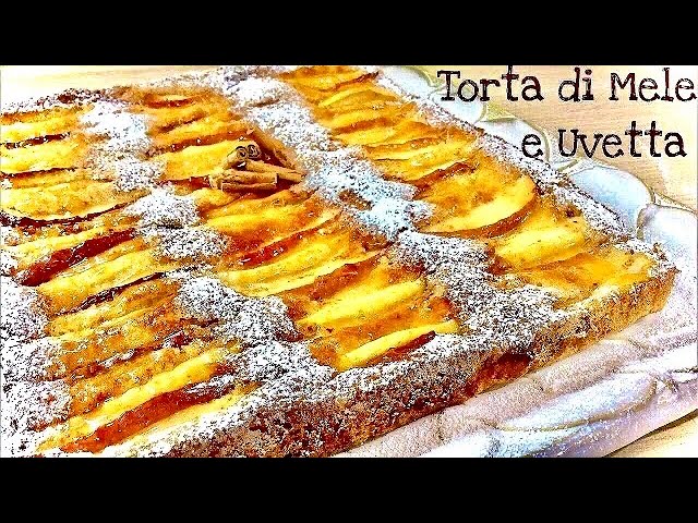 torta di mele uvetta e cannella