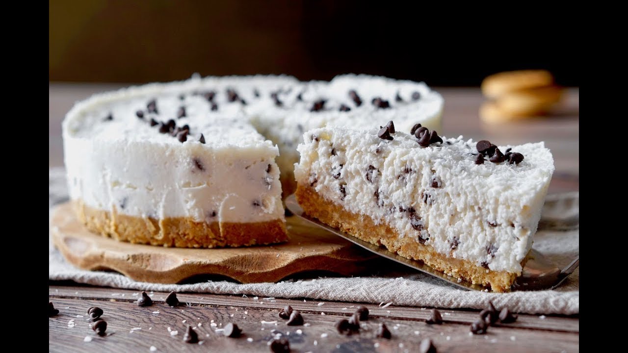 torta fredda allo yogurt e cioccolato